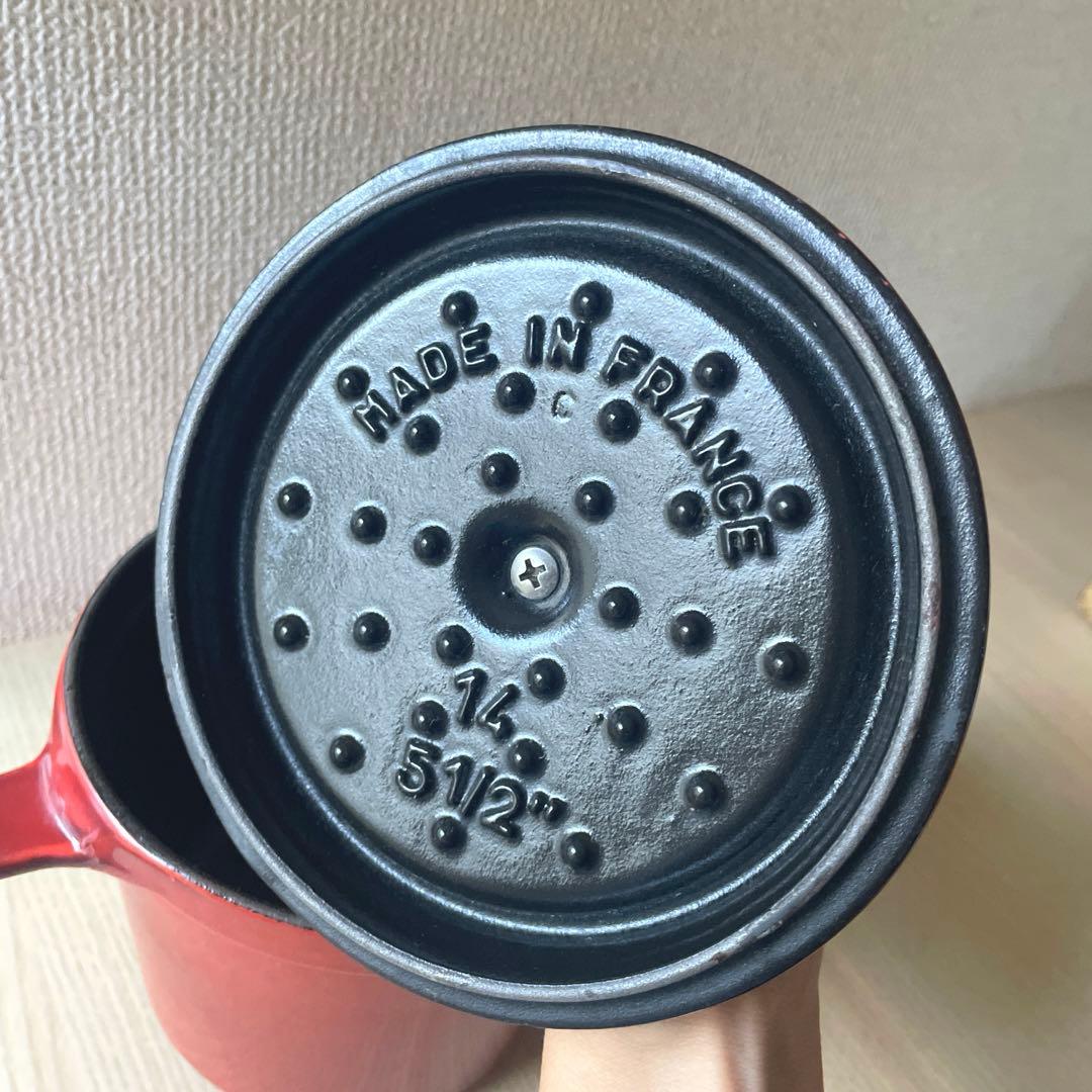 ストウブ／STAUB スープポット ガーネットローズ 14cm