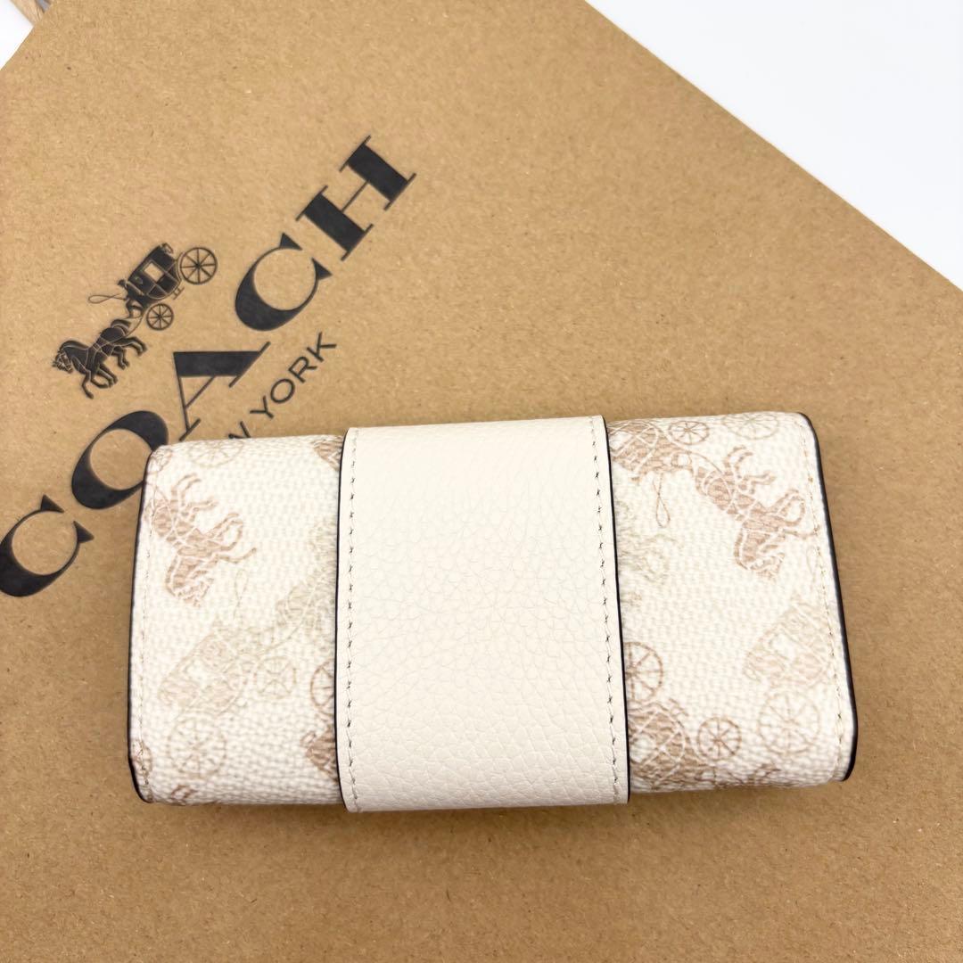 【COACH☆新品】6 リング キー ケース☆ホース アンド キャリッジ