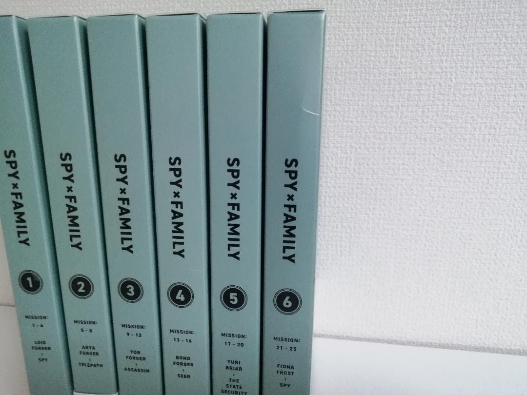 SPY×FAMILY　初回限定版　DVD　全6巻セット スパイファミリー