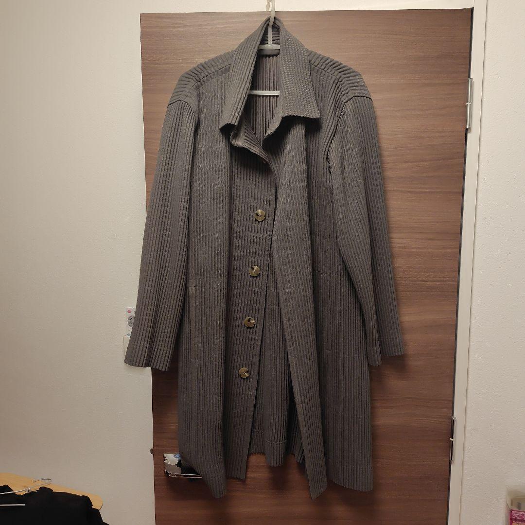 HOMME PLISSÉ ISSEY MIYAKE プリーツロングコート