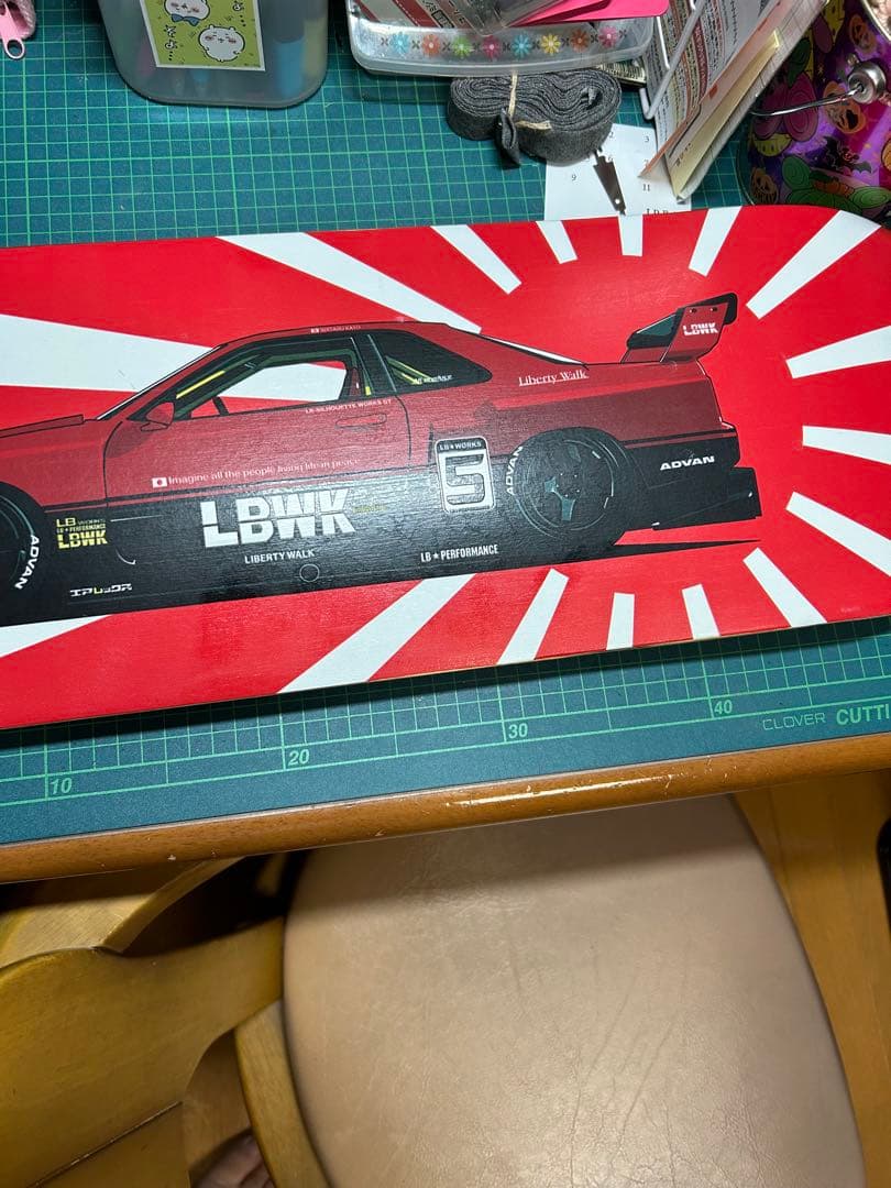Liberty Walk LBWK スケートボードデッキ サイン入り
