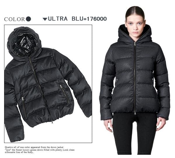 新品 DUVETICA THIADUE ネイビー 42/L ダウンジャケット