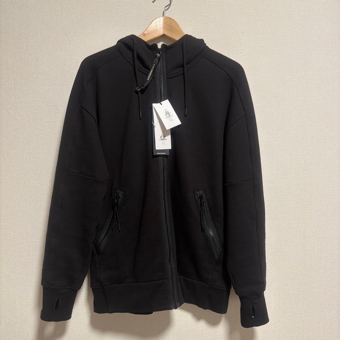 C.P. Company レンズディテールパーカー　フーディ ブラック　黒