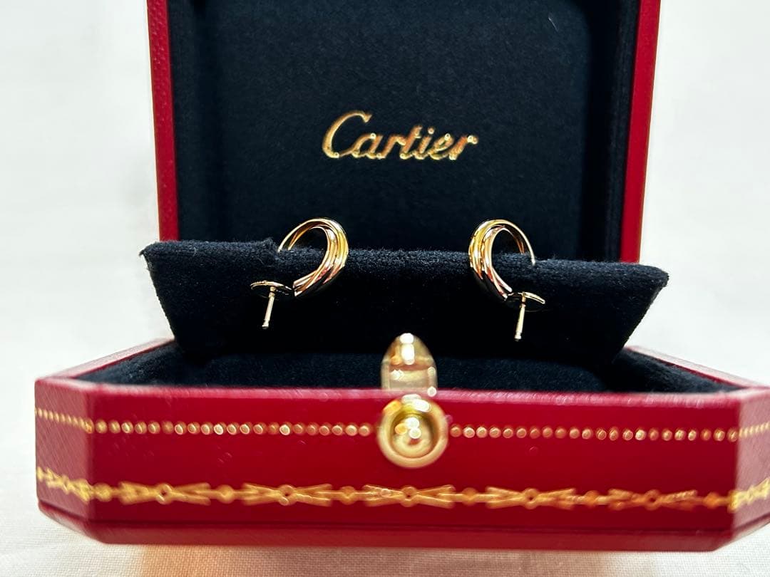 【新品未使用品】Cartierトリニティピアス　ミニ