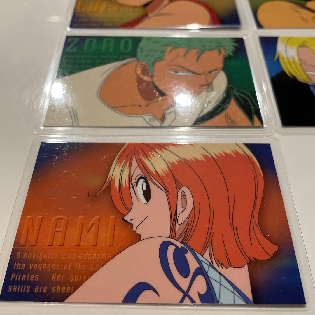 当時品　2001年　初期　希少　アニメイト　ワンピース　ラミネートカード