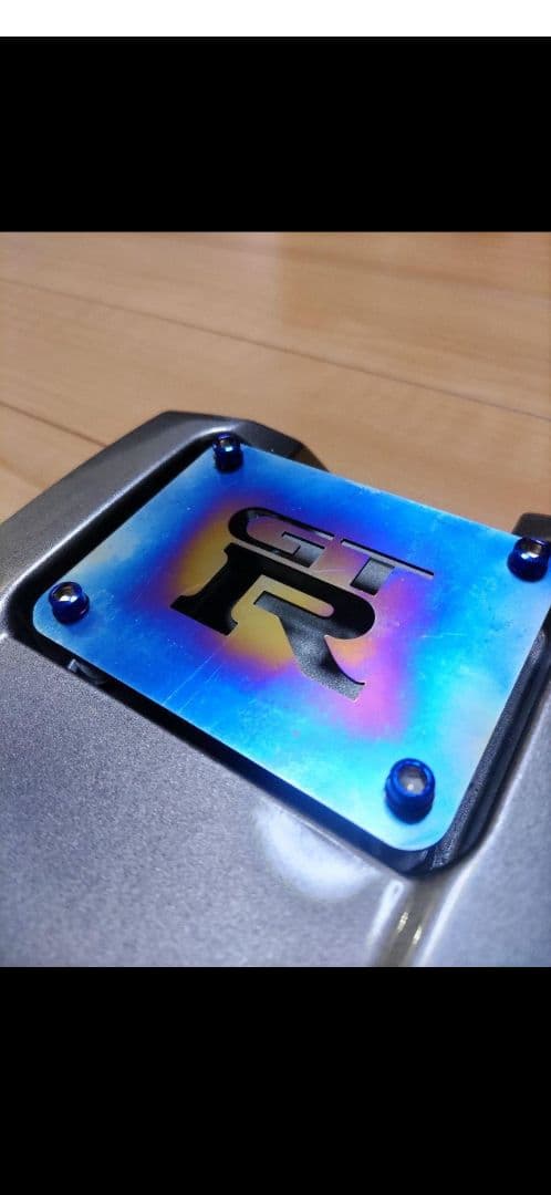 RB26 プラグカバー チタン プレート スカイライン　BNR32 BNR34