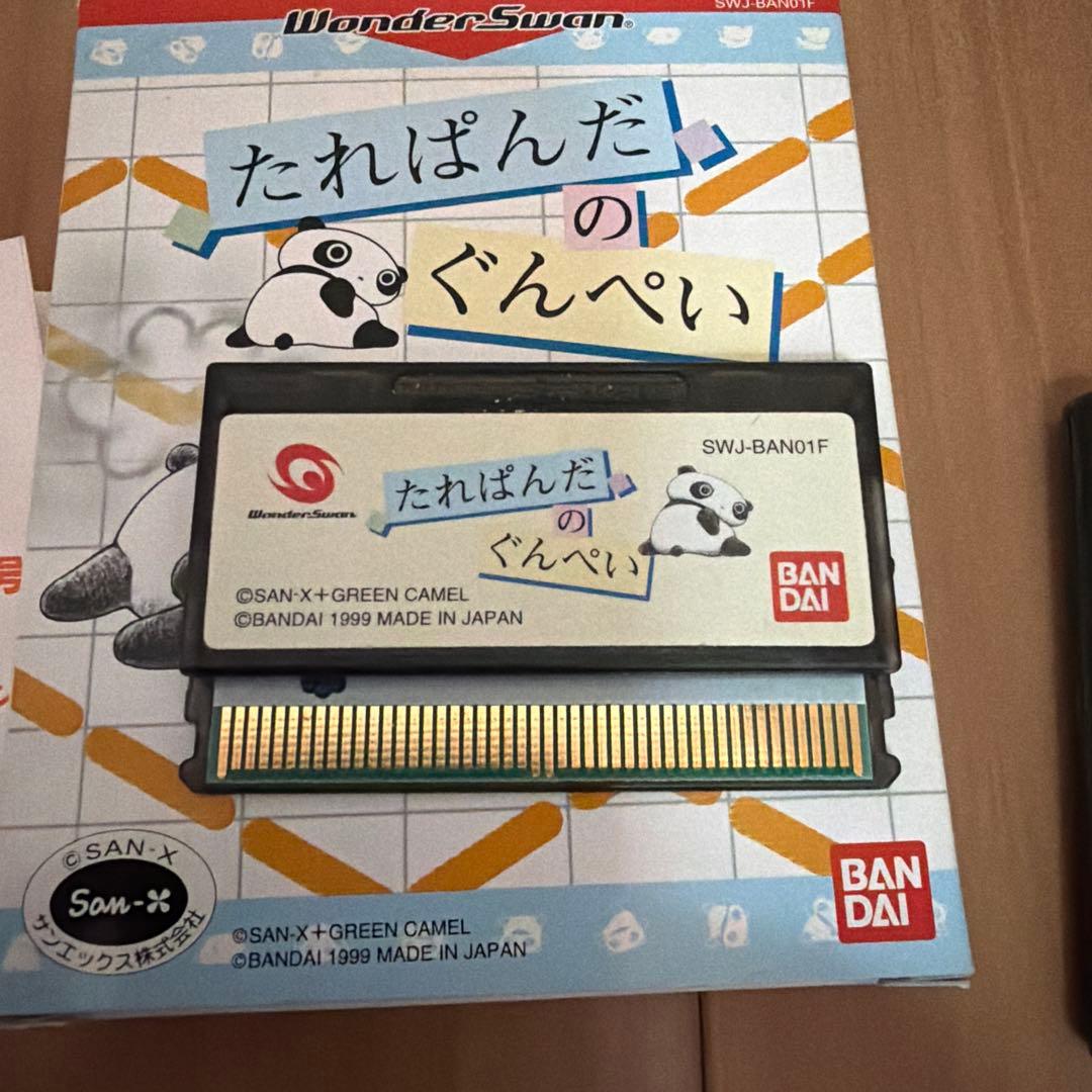 BANDAI WonderSwan たれぱんだのぐんぺい