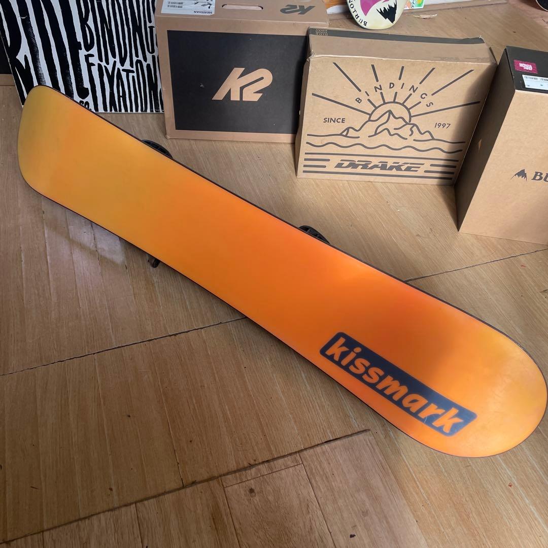 KISSMARK×HEAD　キッズスノーボードセット　バイン付3点セット