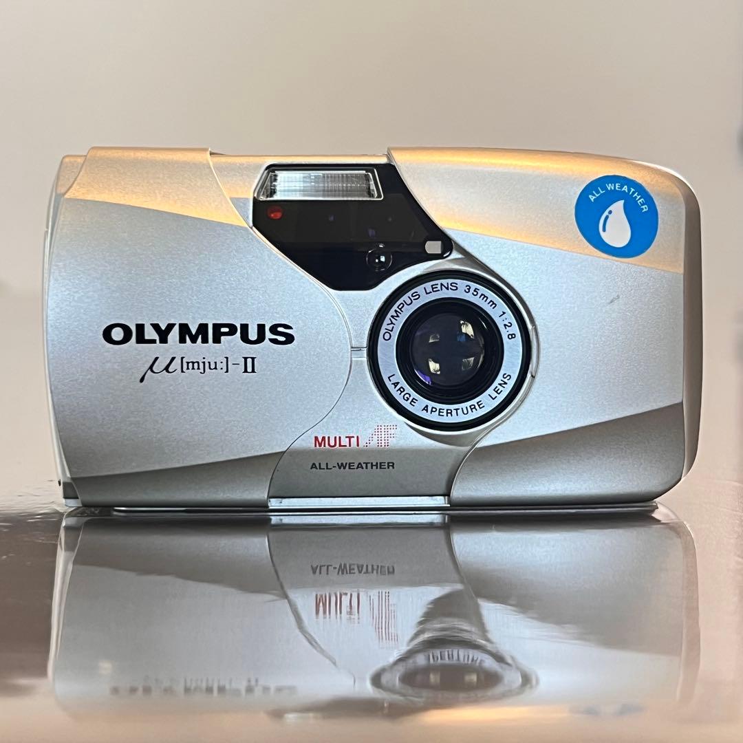 オリンパスμ-Ⅱ 単焦点コンパクトフィルムカメラ
