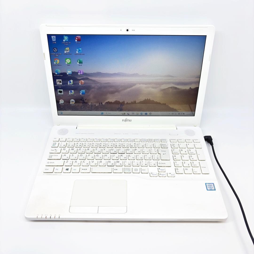 【快適動作】ノートパソコン/Core i7/Win11/SSD/オフィス/A34