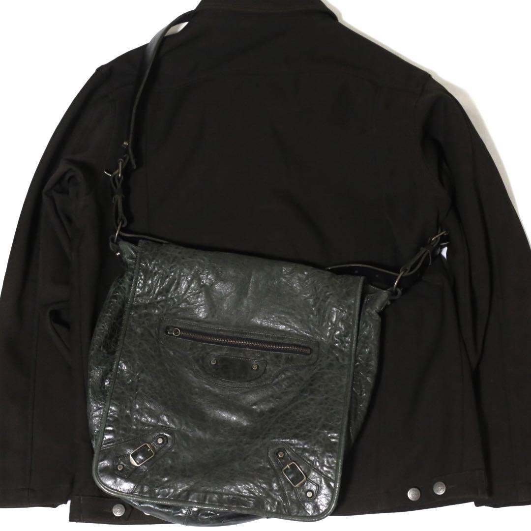 バッグ BALENCIAGA leather shoulder bag city