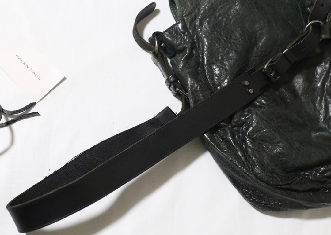 バッグ BALENCIAGA leather shoulder bag city