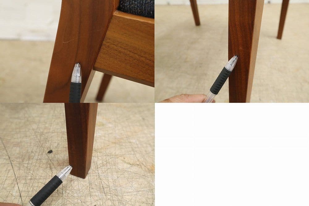 【VIGORE・塚本木工所】ウォールナット無垢材・ダイニングチェア 8万