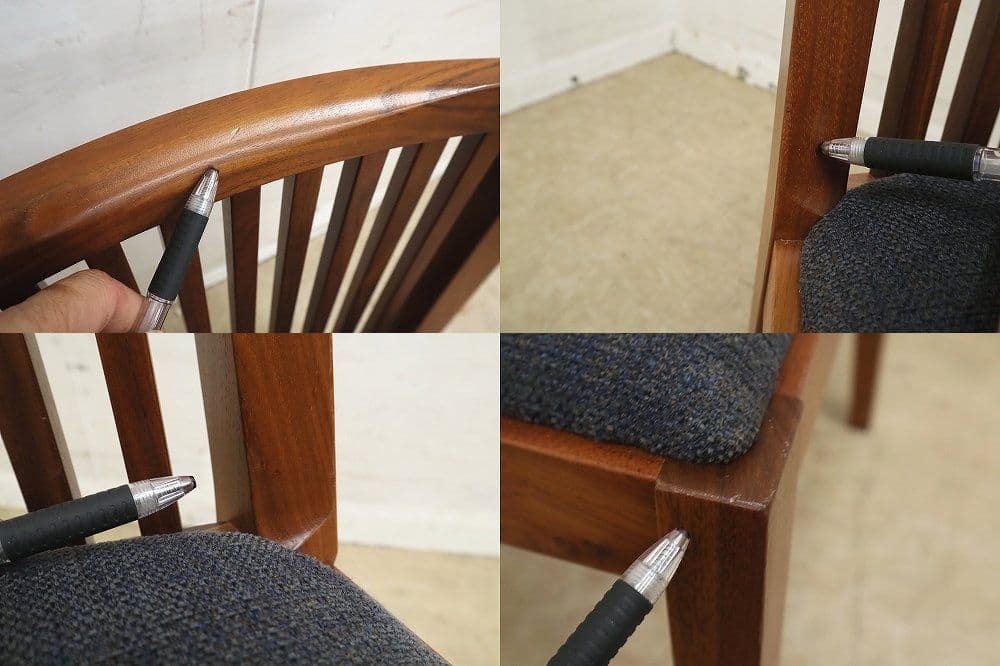 【VIGORE・塚本木工所】ウォールナット無垢材・ダイニングチェア 8万