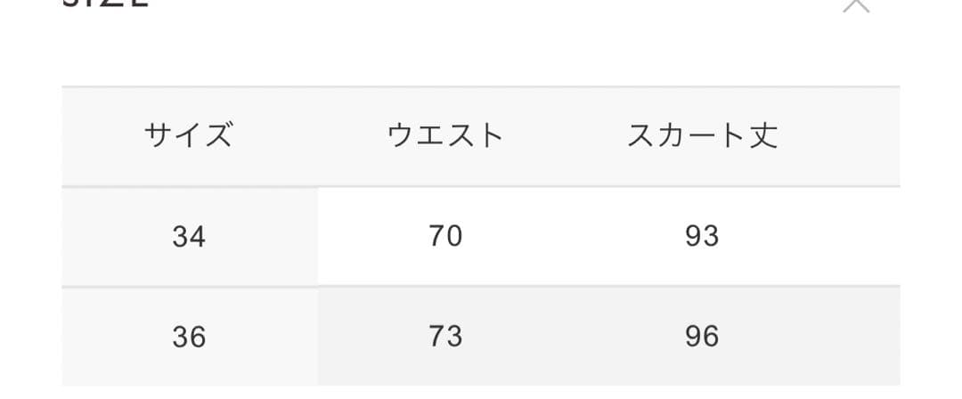 THE SHINZONE クライスラースカート　ブラック34サイズ