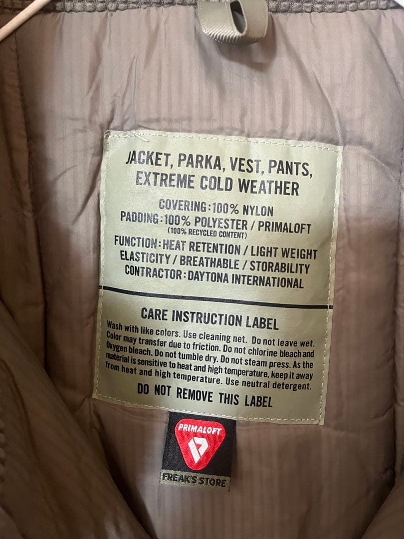 LEVEL7 HIGH LOFT JACKET PRIMALOFT M 美品