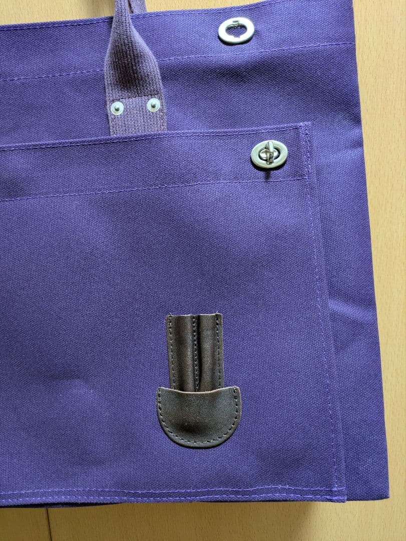 犬印鞄製作所キャンバストートバッグ　パープル