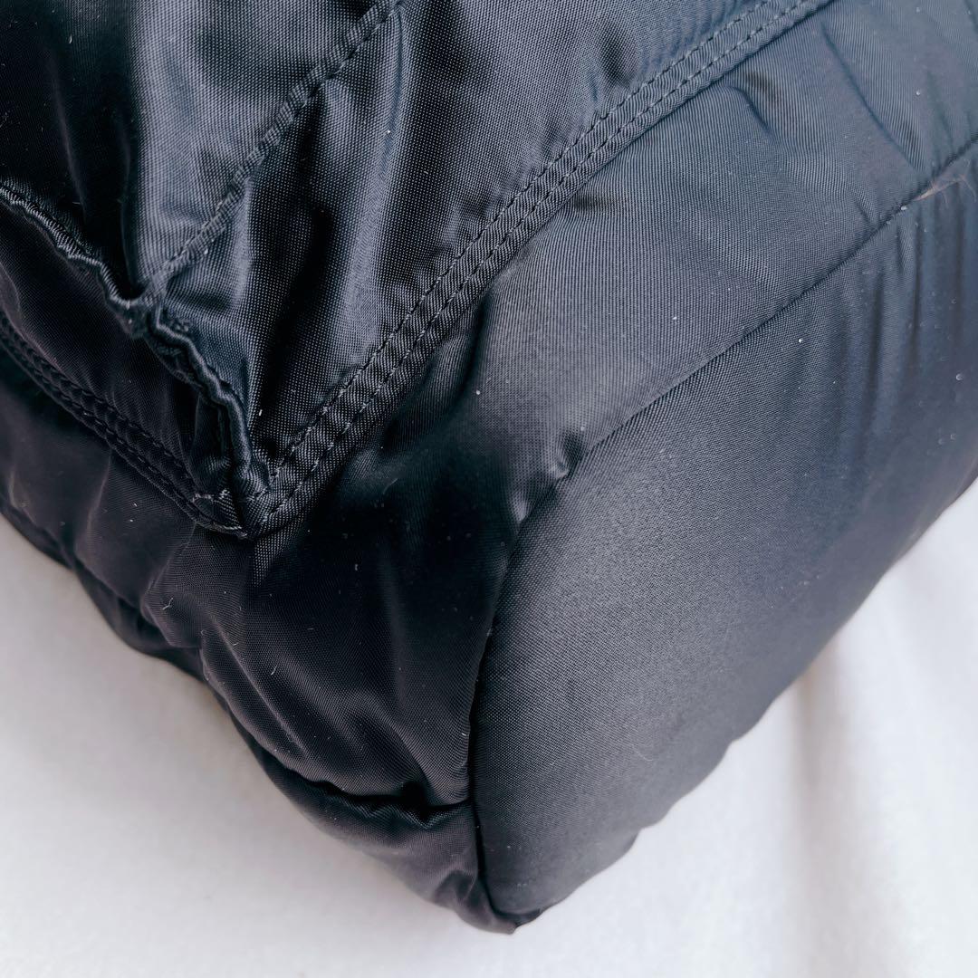 希少 ポーター タンカー トートバッグ 黒 肩掛け A4収納 廃盤 ビジネス通勤