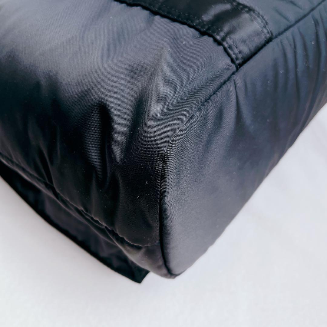 希少 ポーター タンカー トートバッグ 黒 肩掛け A4収納 廃盤 ビジネス通勤