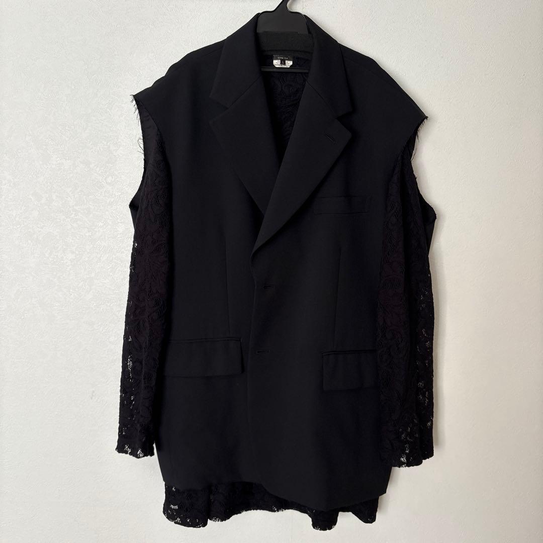 【極美品】BLACK commedesgarcons 25ss ジレ Mサイズ