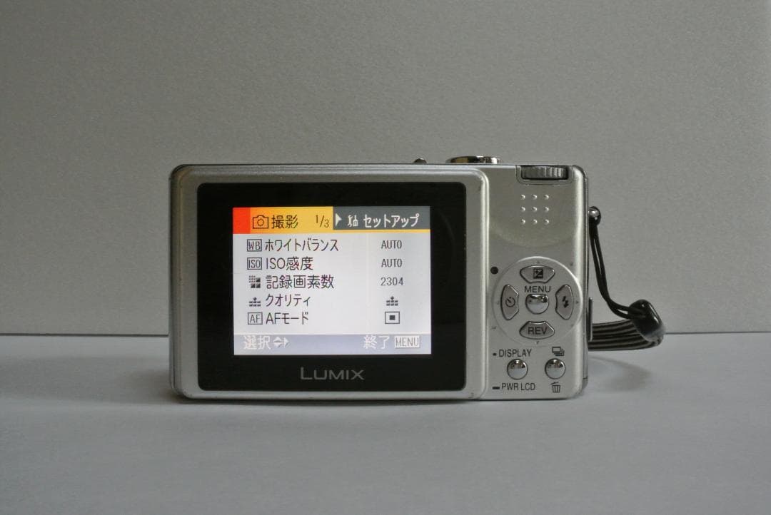 【動作確認済】LUMIX DMC-FX2 純正充電器付 オールドコンデジ レトロ