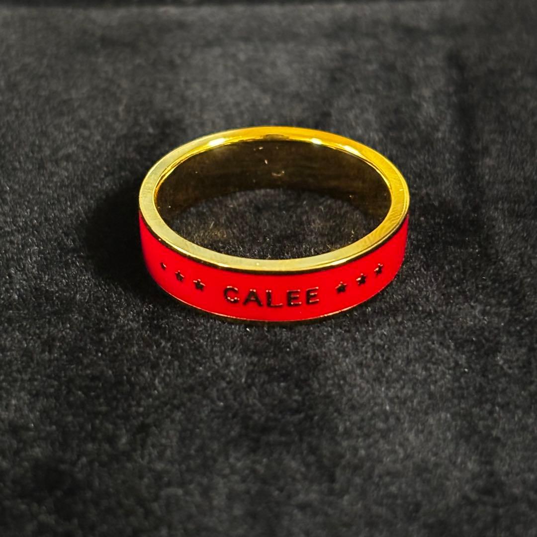 CALEE ナローシルバーリング