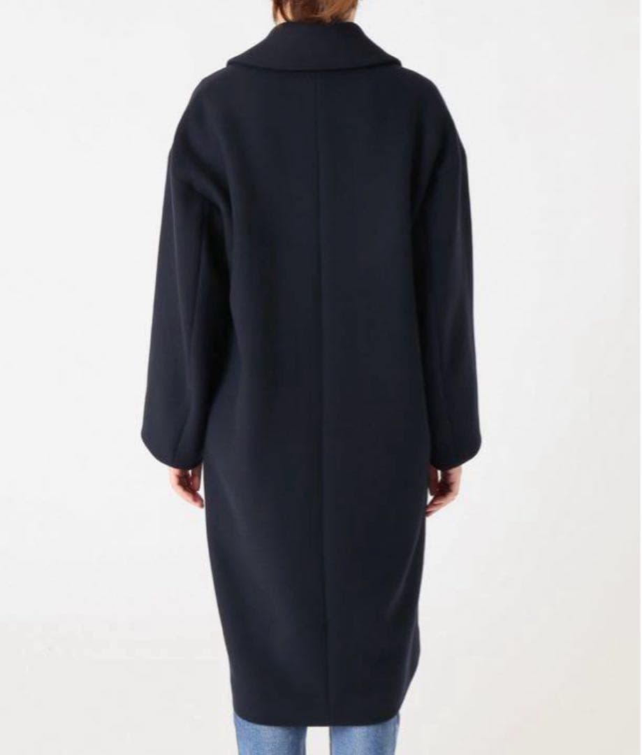 【美品】イエナ ロングコート 紺 S