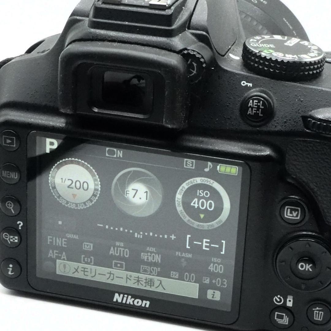 Nikon D3400 デジタル一眼レフカメラ ボディのみ