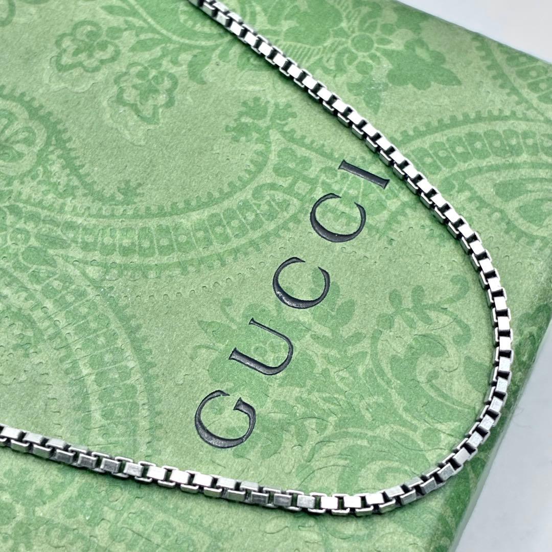 【希少】GUCCI グッチ　ベネチアン　チェーンのみ　ネックレス　55cm　細め