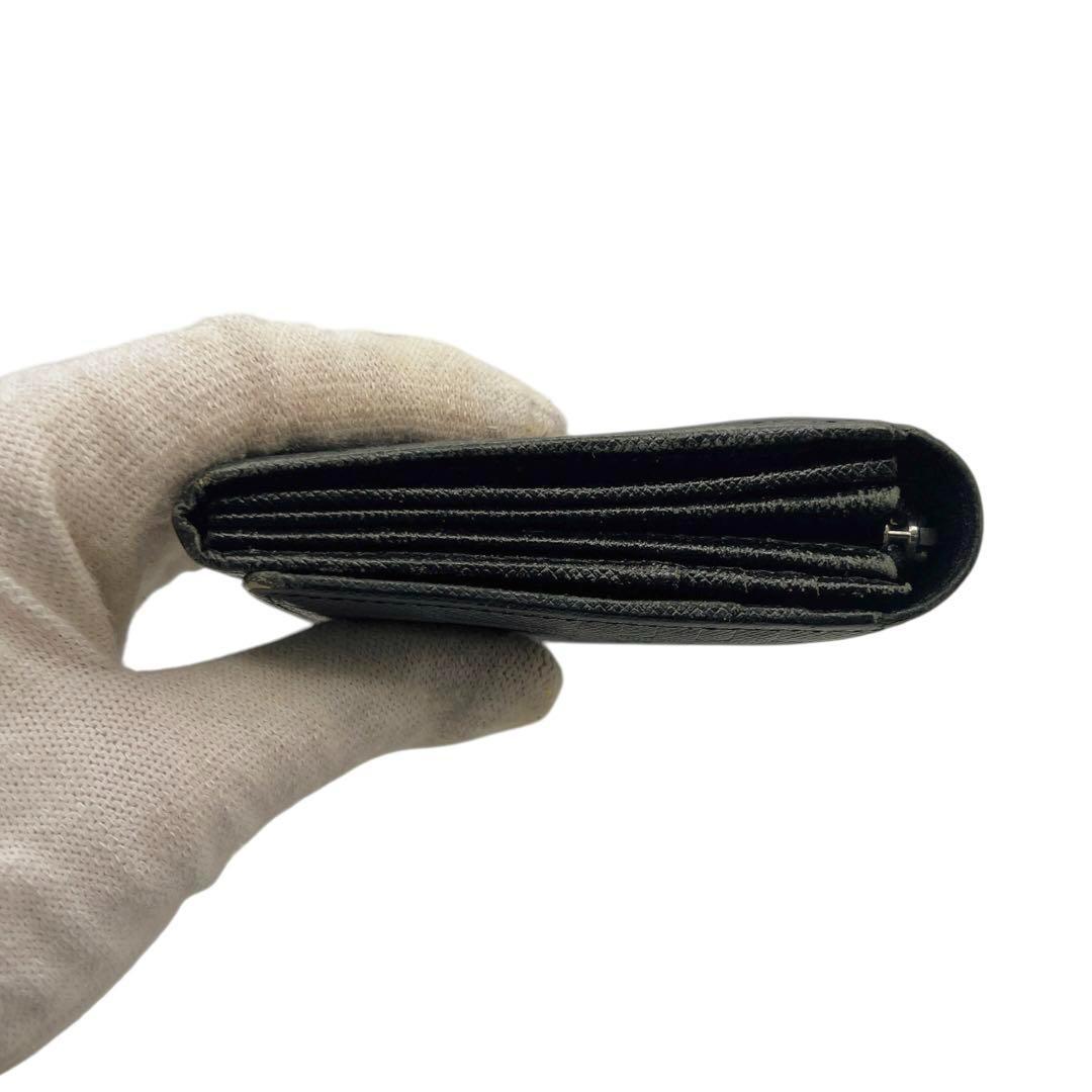 専用BURBERRY ブラック レザー ノバチェック メンズ 長財布 6639