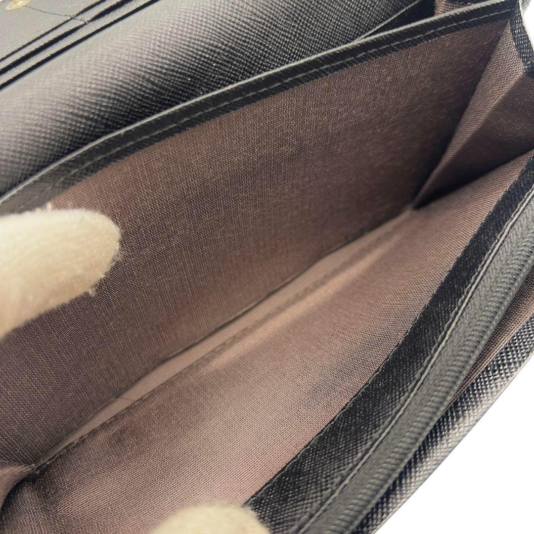 専用BURBERRY ブラック レザー ノバチェック メンズ 長財布 6639