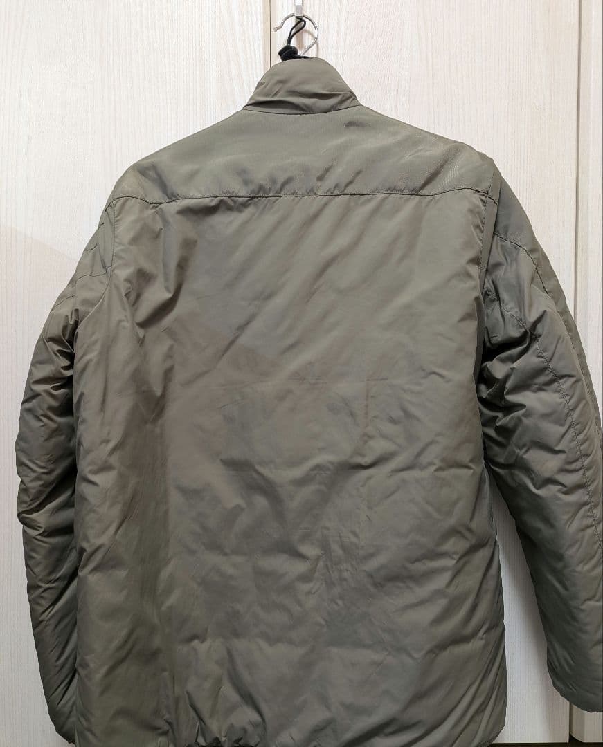 オランダ軍　SOFTY ダウンジャケット　リバーシブル　M　収納袋付
