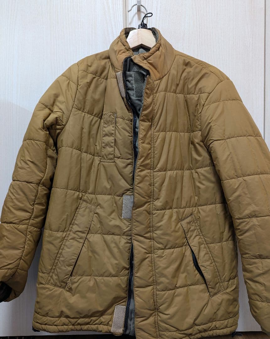 オランダ軍　SOFTY ダウンジャケット　リバーシブル　M　収納袋付