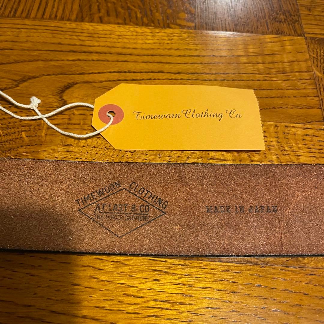 AtLast&Co ギャリソンベルト 32 Timemworn Clothing