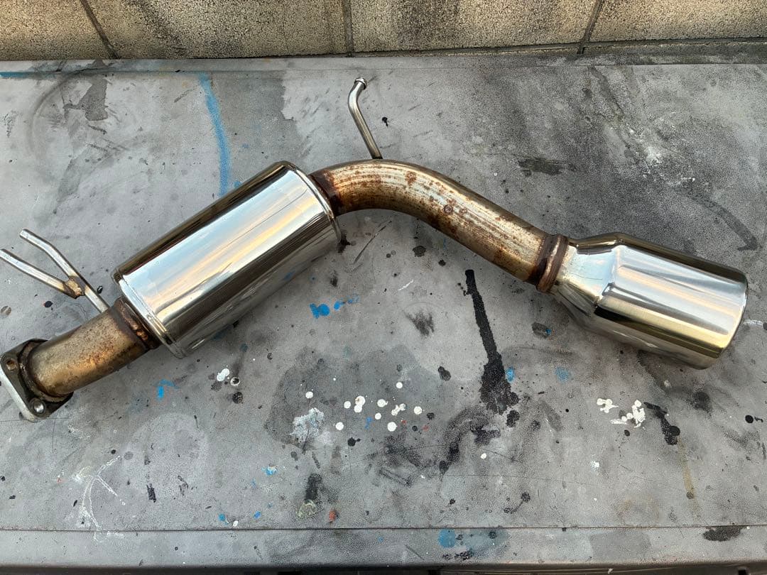 デリカ　D5 後期　エルフォード　レボルシオンマフラー　マフラー