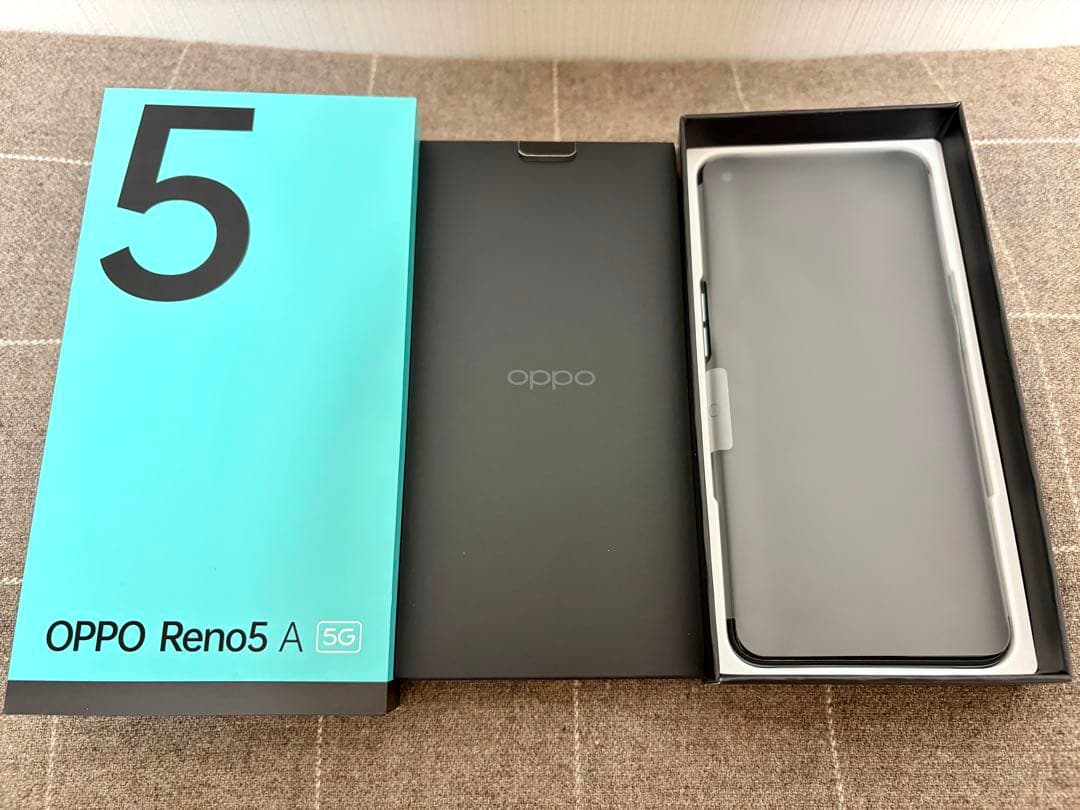 【スマホ本体】OPPO Reno5 A 128GB アイスブルー SIMフリー