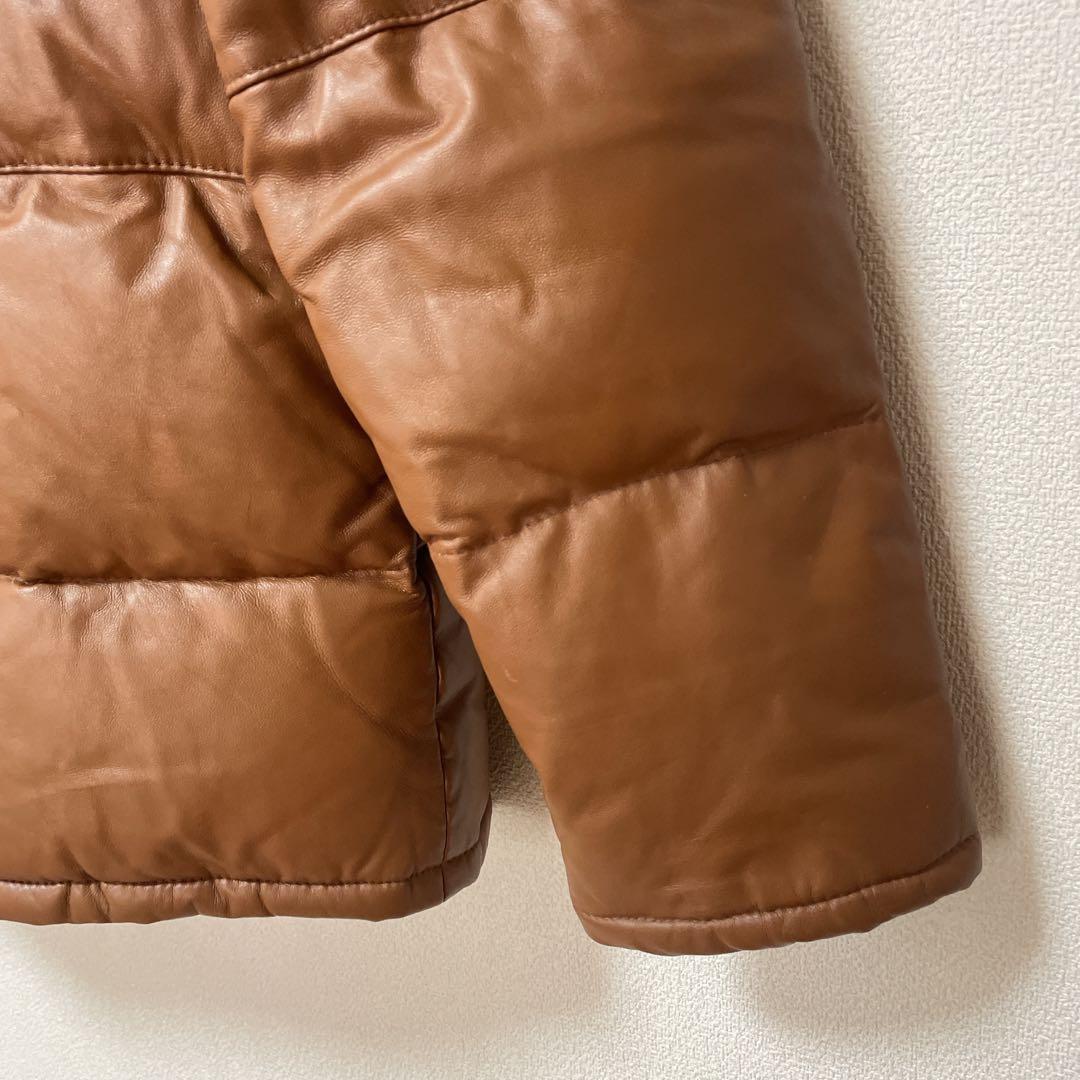 ■ WIND ARMOR レザーダウンジャケット ウィンドアーマー　本革　羊革