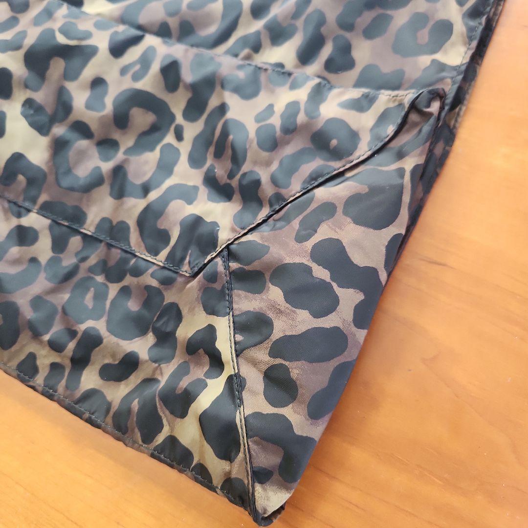 PRADA ヒョウ柄 ⭐ナイロンエコバッグ