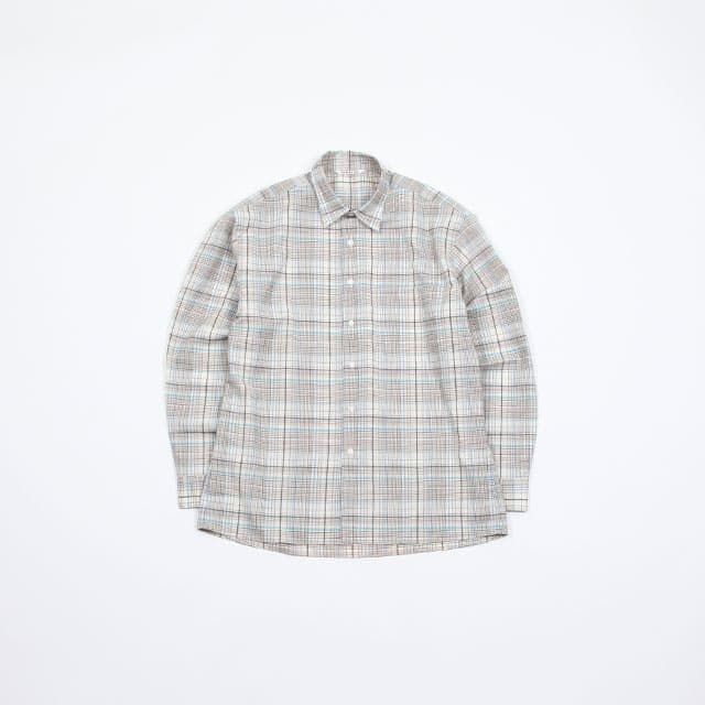 美品 AURALEE SUPER LIGHT WOOL CHECK SHIRTS