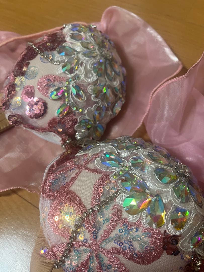 妖精ピンク色ベリーダンス衣装