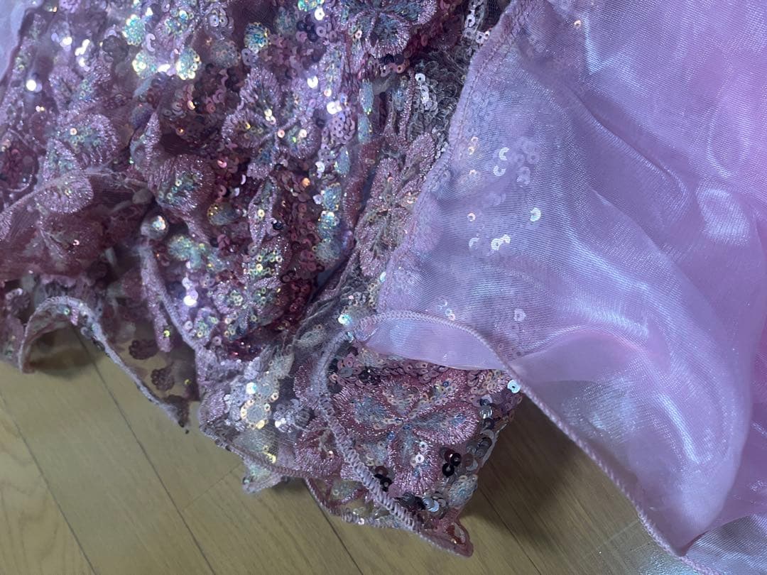 妖精ピンク色ベリーダンス衣装