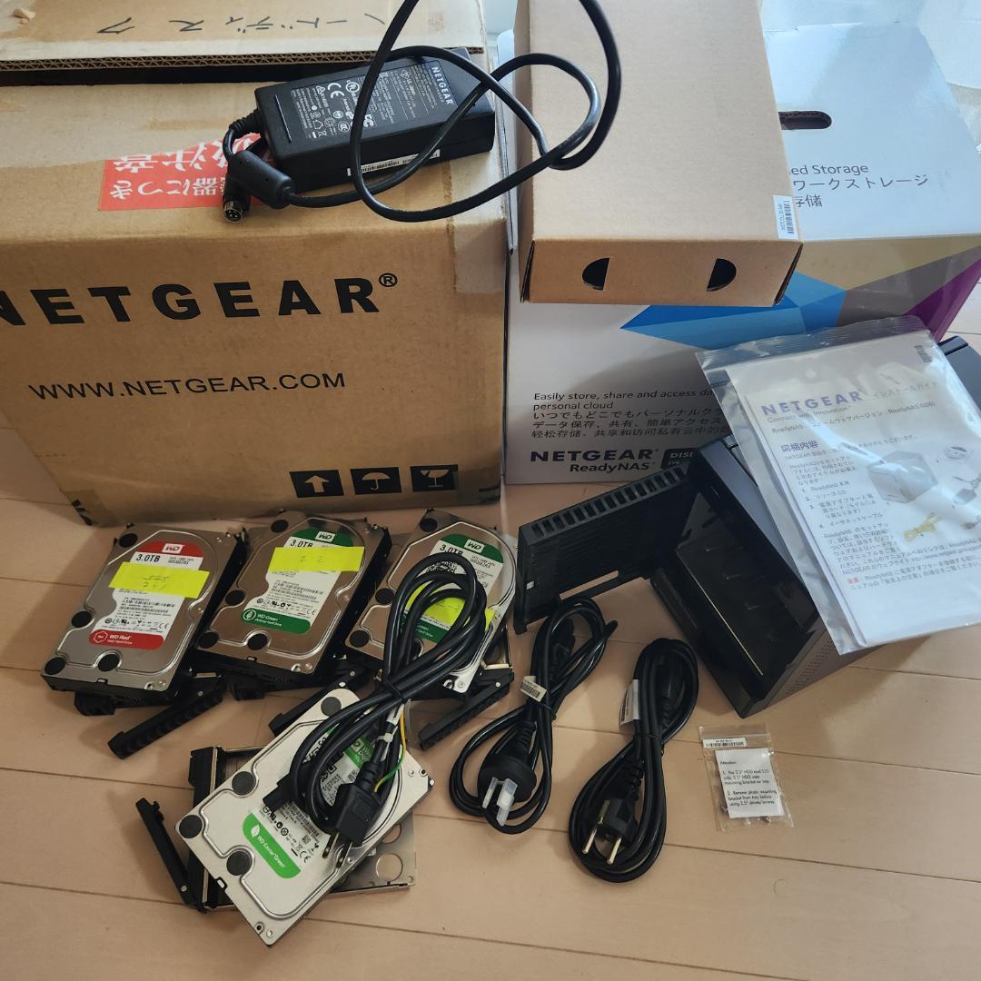 NETGEAR ReadyNAS 104 4ベイ NAS 3TBx4　その②