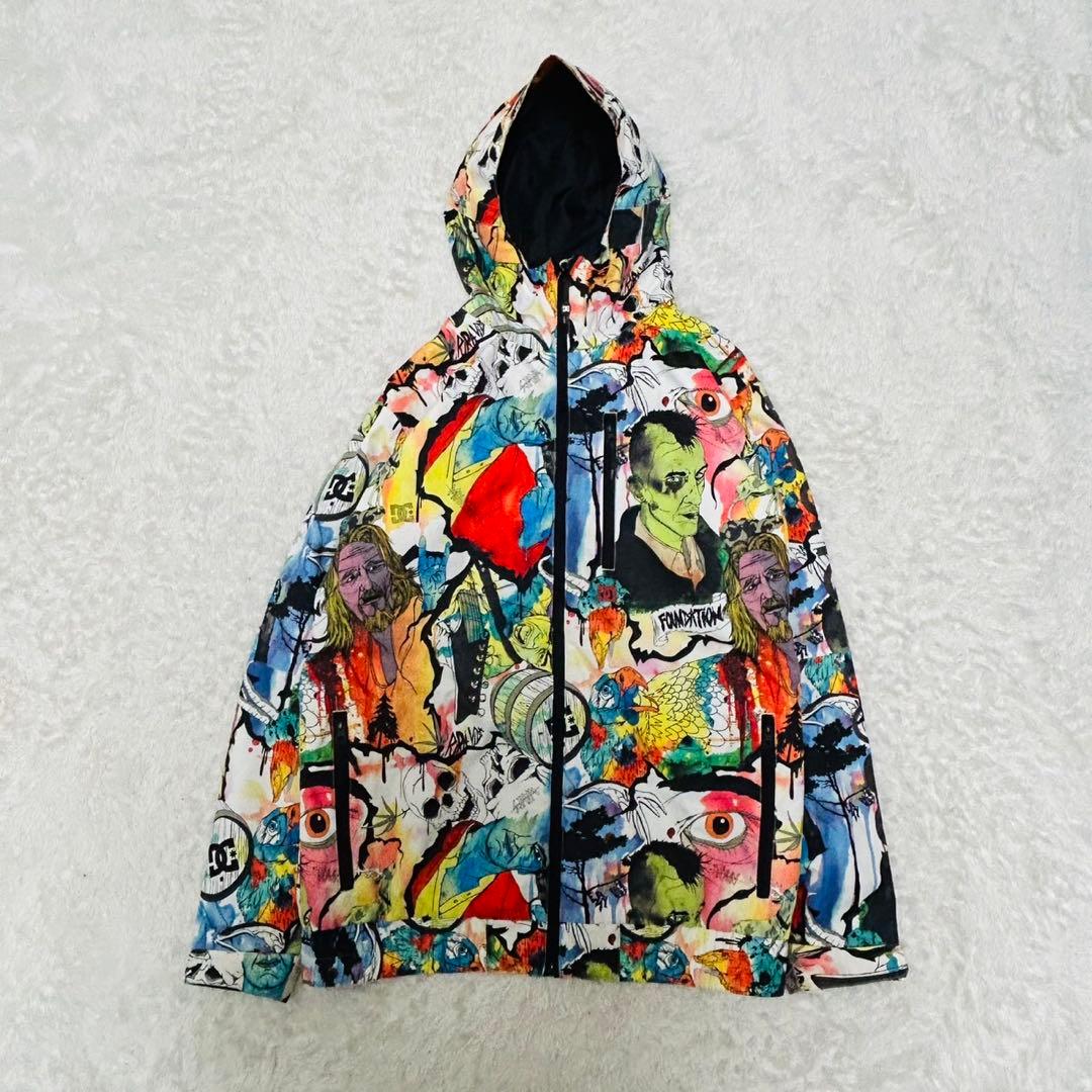 極美品 希少 DC スノーボードウェア ジャケット 総柄 ワイルド プロジェクト
