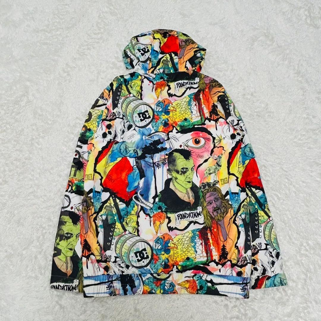 極美品 希少 DC スノーボードウェア ジャケット 総柄 ワイルド プロジェクト