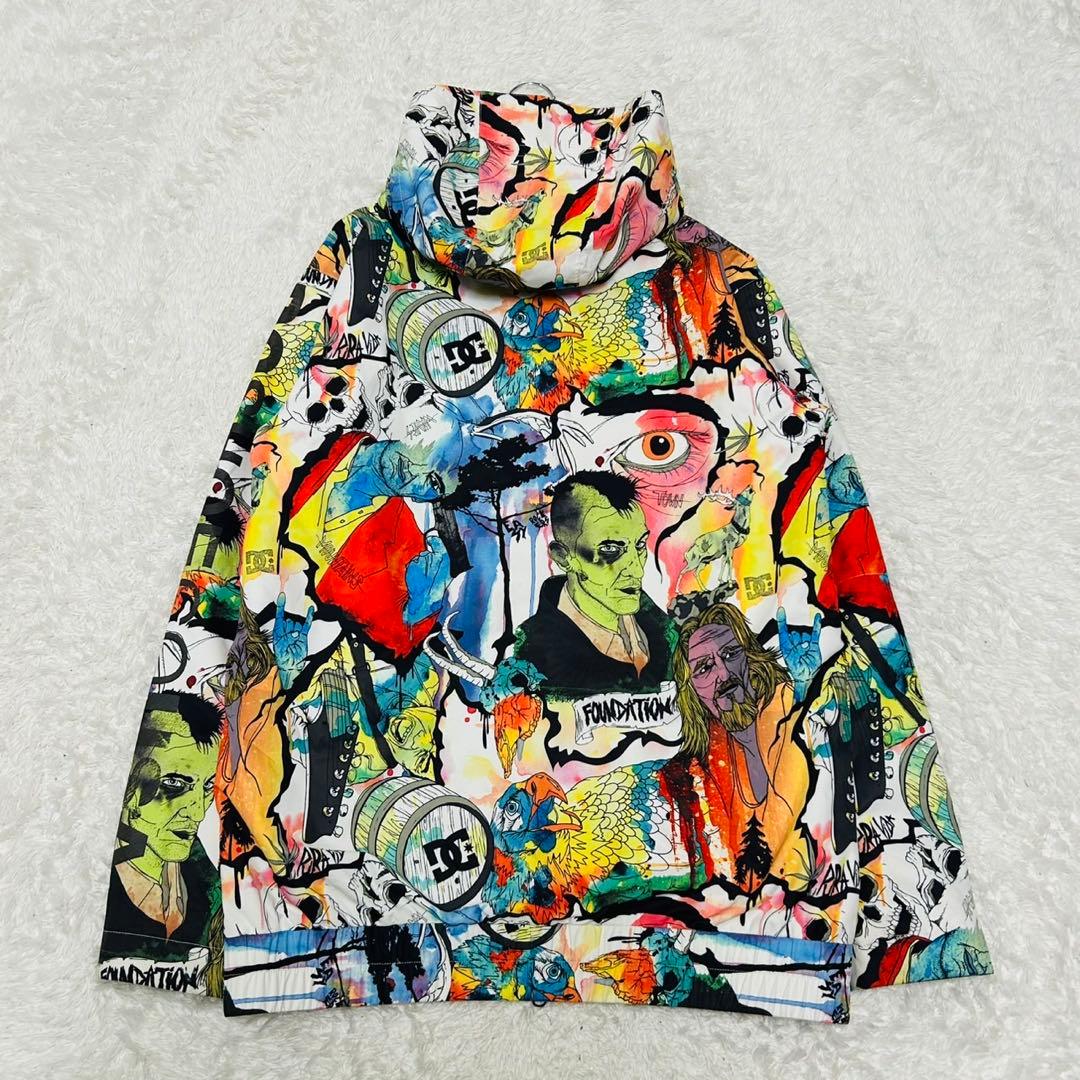 極美品 希少 DC スノーボードウェア ジャケット 総柄 ワイルド プロジェクト