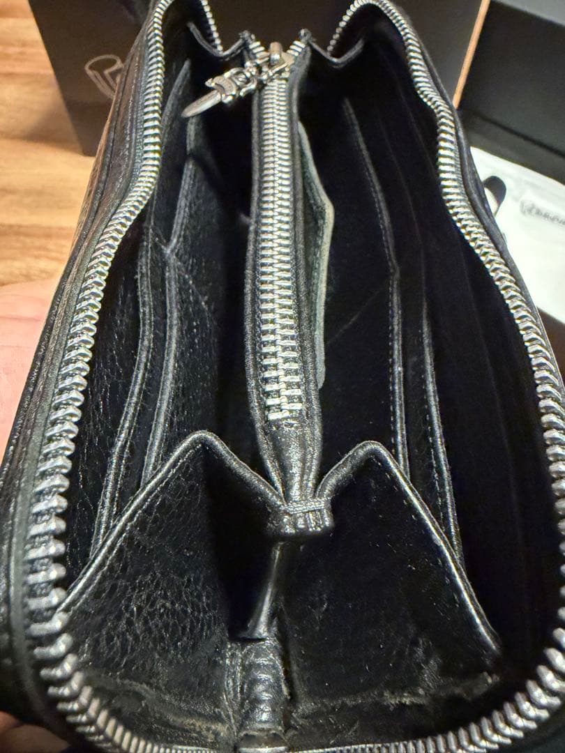 Chrome Hearts ブラック 長財布