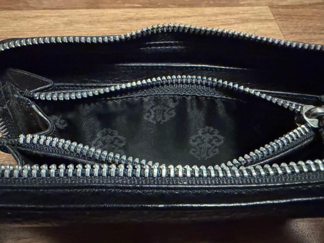 Chrome Hearts ブラック 長財布