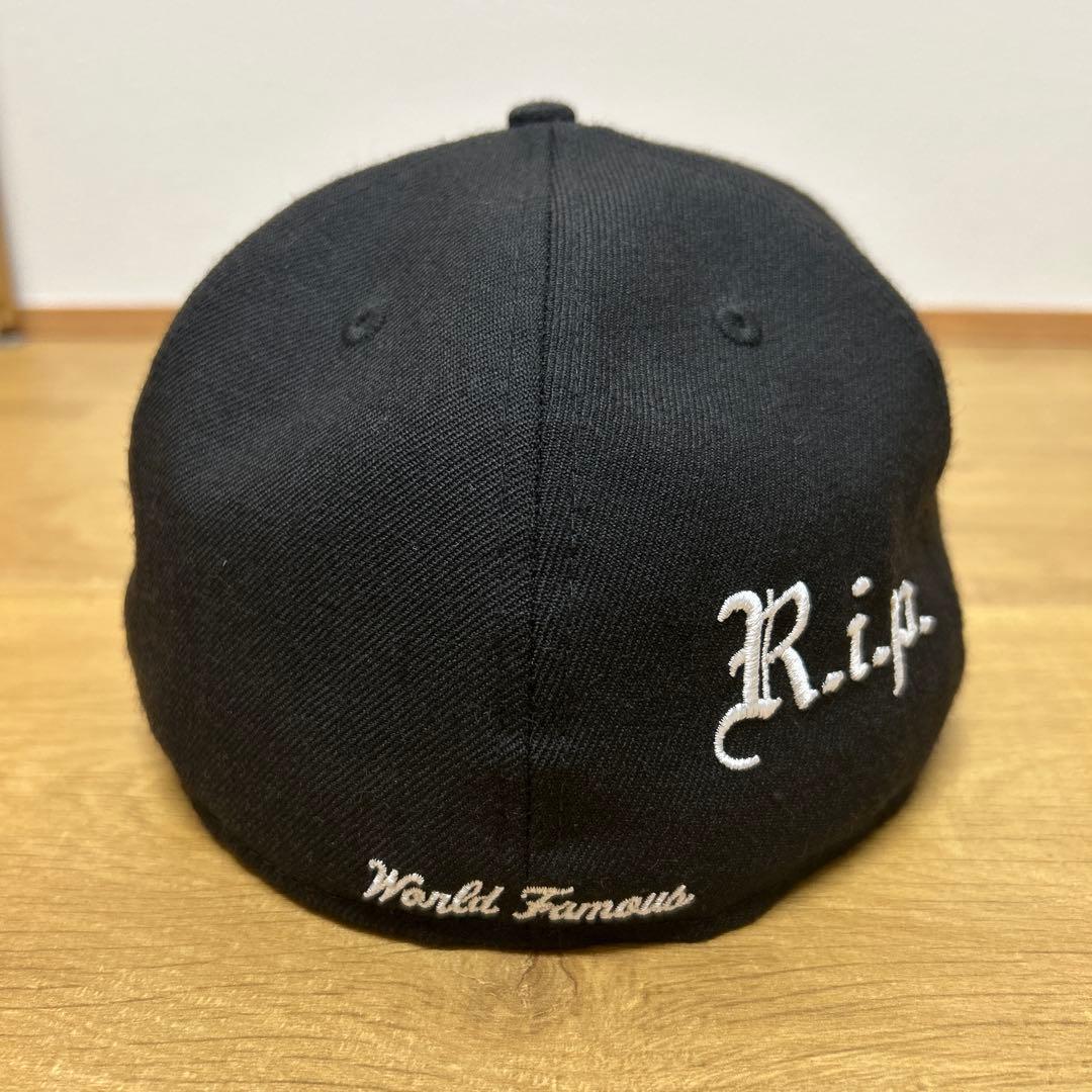 Supreme newera R.i.p. ブラック キャップ