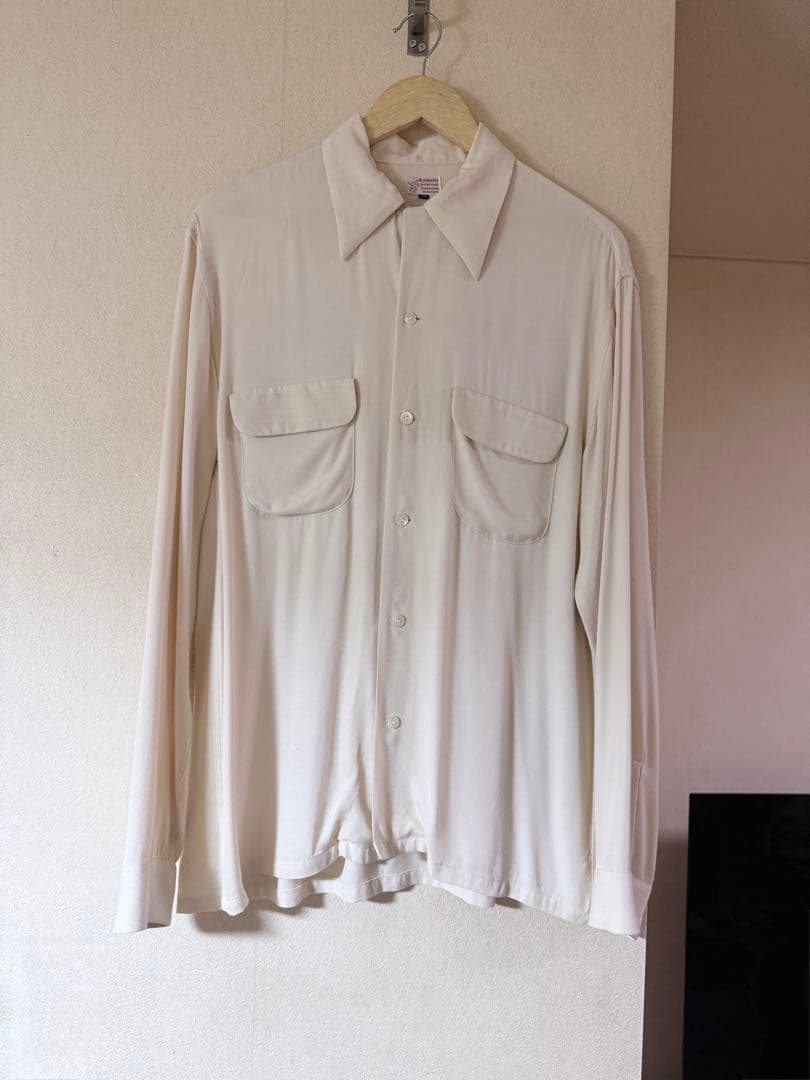 bryceland's ブライスランズ レーヨンシャツ 40 クリーム