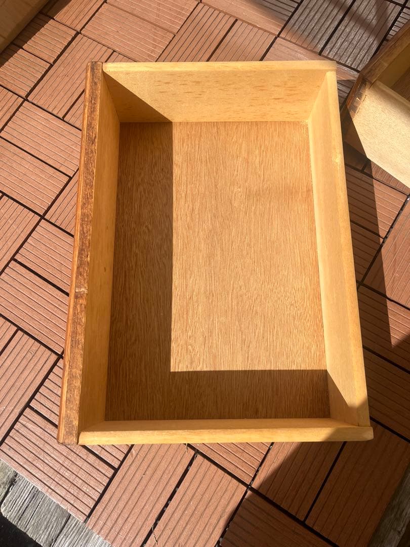 古家具◾️ナチュラル天然素材 4杯 籐ラタンチェスト/ 整理棚